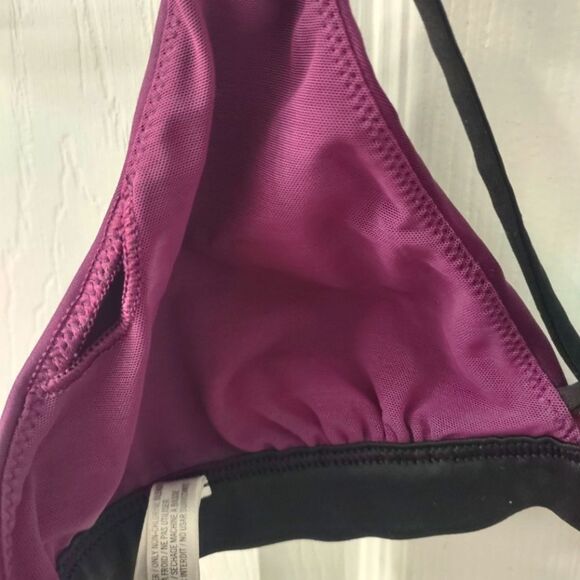 Victoria Sport Eggplant Purple Triangle Minimalist Sports Bra Size XS - Picture 5 of 9